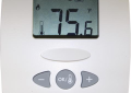 Viega 18050 Digital Square Non-Programmable Heating Thermostat - White