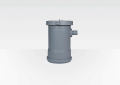 Centrotherm Eco Systems InnoFlue® ISHDF08 Horizontal Drain Fitting, For Use With InnoFlue® Siphon and InnoFlue® Polypropylene Vent Systems, 8 in Dia Nominal, Polypropylene, Gray, Domestic