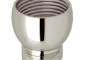 Perrin & Rowe U.5399PN P&R Cross Collection Handshower Outlet Mount Riser Pair, Nickel, Import
