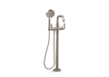 Kohler(R) K-T35924-4-BN Castia(TM) by Studio McGee Floor-Mount Bath Filler Trim with Handshower - Vibrant Brushed Nickel
