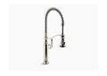 Kohler® 77515-SN 77515 Tournant® Semi-Professional Tournant® Kitchen Sink Faucet, 1.5 gpm Flow Rate, Vibrant® Polished Nickel, 1 Handles, 1 Faucet Holes, Traditional Function