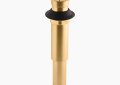Kohler K-7107-2MB Decorative Grid Drain without Overflow - Vibrant Brushed Moderne Brass