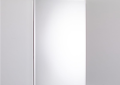 Robern PLM2430WB 23-1/4 inch x 30 inch x 4-5/8 inch PL Series Flat Top Medicine Cabinet - White