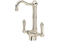 ROHL A1680LMPN-2 Acqui Single Hole Column Spout Bar/ Food Prep Faucet - Polished Nickel