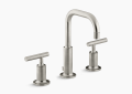 Kohler K-14406-4-BN Purist Widespread Bathroom Faucet - Vibrant Brushed Nickel