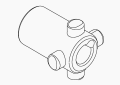 Kohler K-1031782-BC Valve Stem Adapter - Bright Chrome