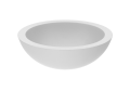 Native Trails NSL1705-P Vessel Bathroom Sink, NativeStone® Morro, Round Shape, 17 in OD x 5 in H, Natural Jute Fiber/Concrete, Pearl, Import