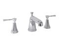 Rohl U.3141LS-APC-2 Perrin & Rowe Deco High Neck Widespread Bathroom Faucet - Polished Chrome