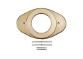 DELTA® RP29827CZ Shower Renovation Cover Plate, For Use With Tub and Shower, 0.38 in THK, Brass, Brilliance® Champagne Bronze™, Import