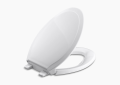 Kohler K-4734-0 Rutledge Quiet-Close Elongated Toilet Seat with Grip-Tight - White