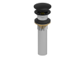 Rohl DL160BK Push Drain Without Overflow - Black