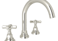 ROHL A2328XMPN-2 San Giovanni C-Spout Widespread Bathroom Faucet - Polished Nickel