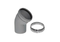 DuraVent® 4PPS-E45C PolyPro Elbow, 4 in, 45 deg, Polypropylene