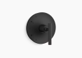 Kohler K-TS14423-4-BL Purist(R) Rite-Temp(R) Valve Trim with Lever Handle - Matte Black