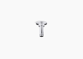 Kohler K-7396-CP 3 Inch Celing-Mount Raidhead Arm and Flange - Polished Chrome