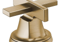 Brizo® HX5397-GL Low Cross Handle Kit, For Use With Levoir™ Widespread Lavatory Faucet and Bidet Faucet, Luxe Gold, Import