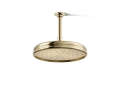 Kohler® 13693-G-AF Traditional 1-Function Shower Head With Katalyst™ Air-Induction Technology, 1.75 gpm Max Flow, 1 Sprays, Ceiling Mount, 10-7/16 in Dia x 3-11/16 in H Head