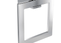 Moen® BP3786CH Towel Ring, Kyvos™, 3 in OAD x 5.44 in OAH, Aluminum, Polished Chrome, Import