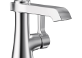Moen® S6981 Bathroom Faucet, Flara™, Commercial, 1.2 gpm Flow Rate, 5-1/4 in H Spout, 1 Handle, Pop-Up Drain, 1 Faucet Hole, Polished Chrome