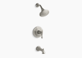 Kohler K-TS13492-4-BN Kelston Rite-Temp Bath and Shower Valve Trim - Vibrant Brushed Nickel