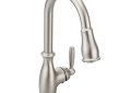 Moen 7185SRS Brantford Single Handle Pulldown Kitchen Faucet - Spot Resist Stainless