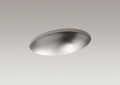 Kohler 2602-SU-NA Elliptical Undercounter Lavatory, Satin Finish