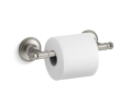 Kohler® 26502-BN K-26502 Eclectic Toilet Paper Holder, 2-13/16 in H, Zinc, Vibrant® Brushed Nickel