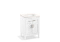 Kohler® 39603-ASB-0 Hadron™ Vanity Cabinet with Sink and Top, 35-3/4 in OAH x 24 in OAW x 20-3/8 in OAD
