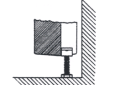 Burnham 6074118 Baseray 9A Bottom Center Support Assembly