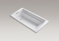 Kohler 1124-G-0 6' BubbleMassage(R) Bath with Comfort Depth(R) Design