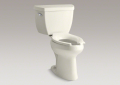 Kohler 3493-96 Pressure Lite(R) Comfort Height(R) Elongated 1.6 gpf Toilet