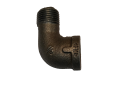 1-1/2 Inch Black Malleable Iron Street 90 Degree Elbow