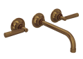 Rohl® MB2030LMFBTO-2 Graceline Transitional Bathroom Faucet, 1.2 gpm Flow Rate, French Brass, Traditional Function