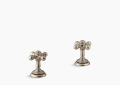 Kohler K-98068-3-BV Artifacts(R) Bathroom Sink Cross Handles - Vibrant Brushed Bronze