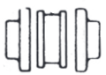 Taco 1624-053RP Cast Iron or Bronze Circulator 5/8 inch x 5/8 inch 4J Spring Coupler