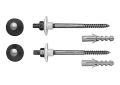 DURAVIT 0065000000 Fixing, For Use With Wall Hung Toilet and Bidet, White, Import
