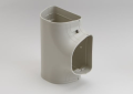 Rectorseal 84135 Fortress LT-122-I 4-1/2 inch PVC Lineset Cover Tee - Ivory