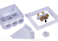 Oatey 38535 Quadtro 1/2 inch Sweat Washing Machine Outlet Box with Single Lever Valve