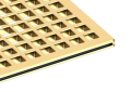 Newport Brass 233-401-01 4" Square Shower Drain - Forever Brass