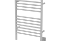 Amba® ESW Jeeves Straight Towel Warmer, Hardwired, 12 Bars, White, 21-1/4 in W 31-3/4 in H