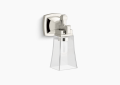 Kohler K-31755-SC01-SNL Riff(R) One-Light Sconce - Polished Nickel