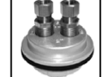 Roth 2350000027 2 inch Male x 1/2 inch Compression Duplex Bushing