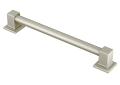 Moen® YG8818BN Designer Grab Bar, 90 Degree™, 18 in L x 1-1/4 in Dia, Brushed Nickel, Stainless Steel, Import