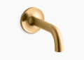 Kohler K-14427-2MB Purist(R) Wall-Mount Bath Spout - Vibnrat Brushed Moderne Brass