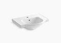 Kohler K-5248-1-0 Veer(TM) 24" Single-Hole Sink Basin - White