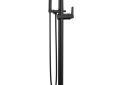 DELTA® T4771-BLFL Galeon™ Freestanding Tub Filler, 1.75 gpm Handshower/10 gpm Spout Flow Rate, Matte Black, 1 Handles, Import, Commercial/Residential
