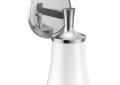 Moen® YB0361CH Flara™ 1-Globe Bath Light, (1) Lamp, 110 V, Polished Chrome Housing