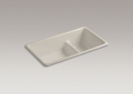 Kohler 6625-G9 Smart Divide(R) Undercounter or Self-Rimming Kitchen Sink