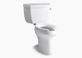 Kohler K-3493-RA-0 Highline Classic Comfort Elcongated Toilet with Pressure Lite Flush - White