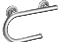 Moen® LR2352DCH Grab Bar With Integrated Toilet Paper Holder, Home Care®, 8 in L x 1 in Dia, Polished Chrome, Stainless Steel, Import